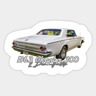 1963 Chrysler 300 2 Door Hardtop Sticker